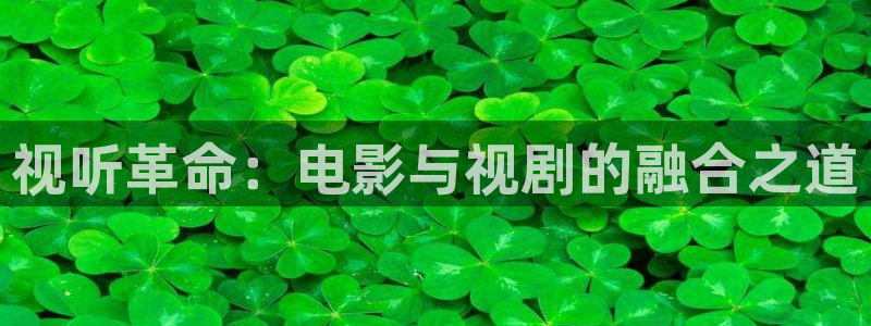 天狼伦理影院：视听革命：电影与视剧的融合之道
